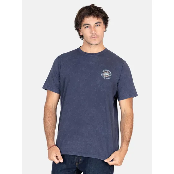 Polera Mc Kahuna Azul Hombre Maui And Sons