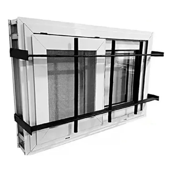 Ventana Herrero Blanco 100x60 C/mosquitero Y Reja