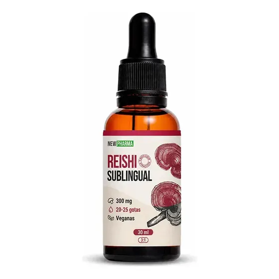 Reishi Sublingual Gotas 30ml Concentración 3:1 - New Pharma