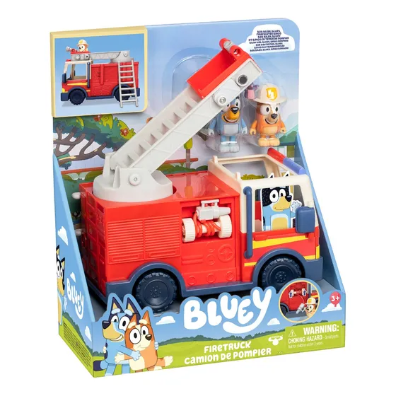 Figuras De Acción Con Camión De Bomberos Bluey