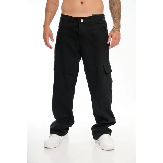 Pantalon Baggy Cargo De Gabardina Baron Blonde Hombre