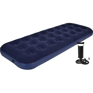 ColchĂŁo InflĂĄvel Solteiro Flocked 191cm X 73cm Avenli 24040 + Bomba De Ar ColchĂŁo InflĂĄvel Solteiro Flocked 191cm X 73cm Avenli 24040 + Bomba De Ar