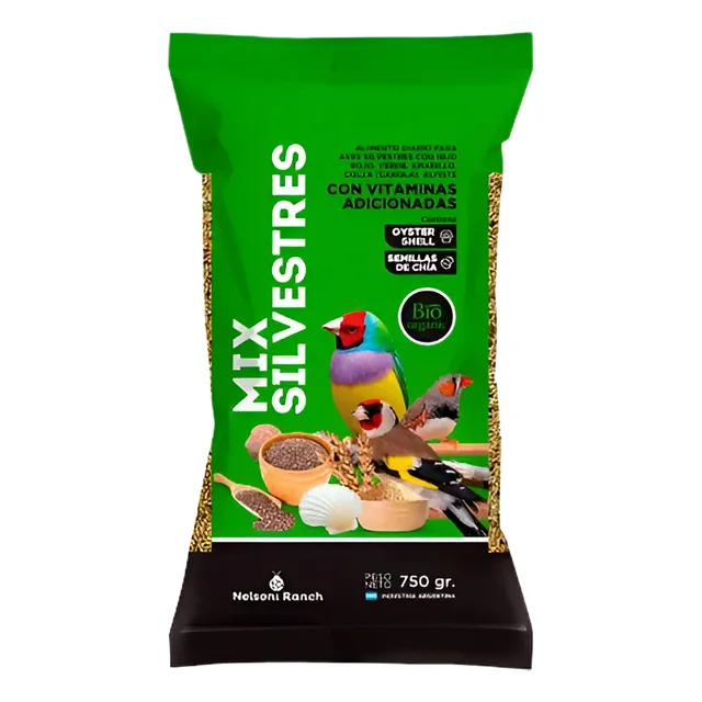 Alimento Mezcla Semillas Para Aves Silvestres Nelsoni 750 Gr