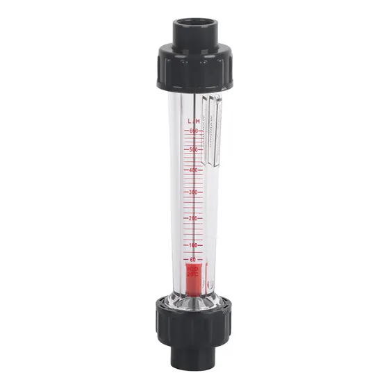 Rotámetro De Agua Líquida De Tubo De Plástico 60600l/h Lzs15