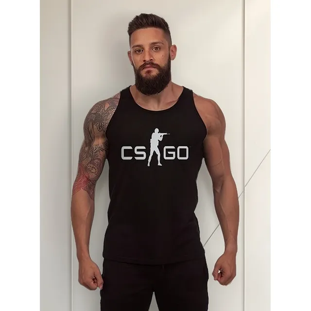Camiseta Regata Cs-go-counter Strike 100% Algodão