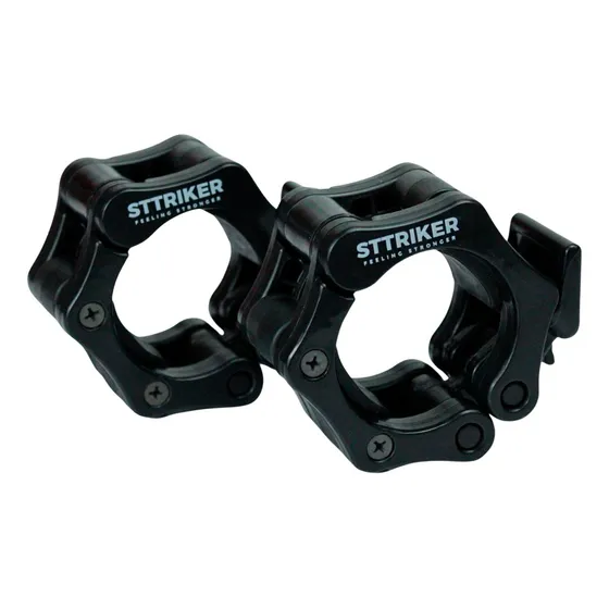 Seguro Barra Olímpica Collarin Tope Clips Profesional Gym x2