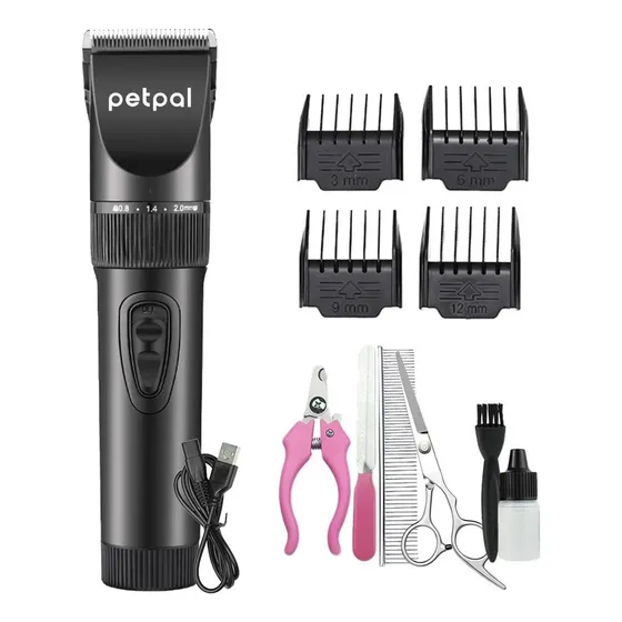 Maquina Corta Pelo Mascotas Perro Gato Kit Completo - Petpal