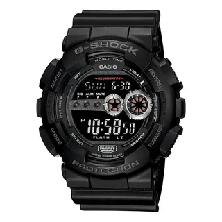 RelĂłgio Casio G-shock Masculino Gd-100-1bdr Cor Da Correia Preto Cor Do Bisel Preto Cor Do Fundo Preto RelĂłgio Casio G-shock Masculino Gd-100-1bdr Cor Da Correia Preto Cor Do Bisel Preto Cor Do Fundo Preto