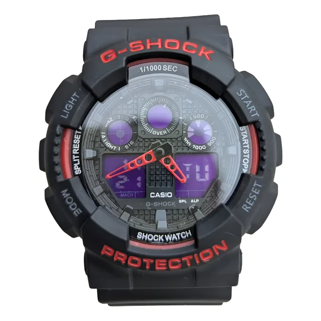 Reloj Casio G-shock Doble Hora Resistente Al Agua E Impactos