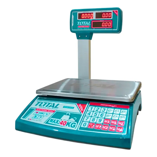 Balanza Electrónica De Mostrador Total 40k