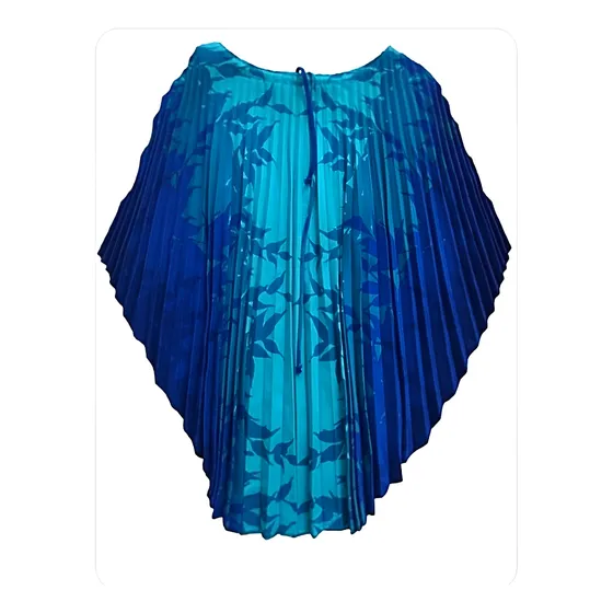 Camisola Plisada Manga Murciélago Traída De Hawaii
