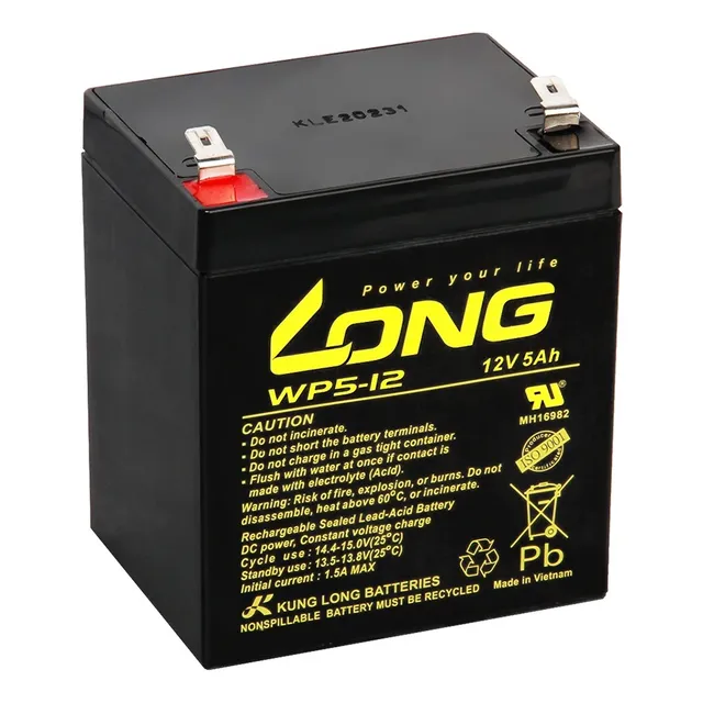 Bateria 12v 5ah First Power Fp1250 Nobreak Sms Apc