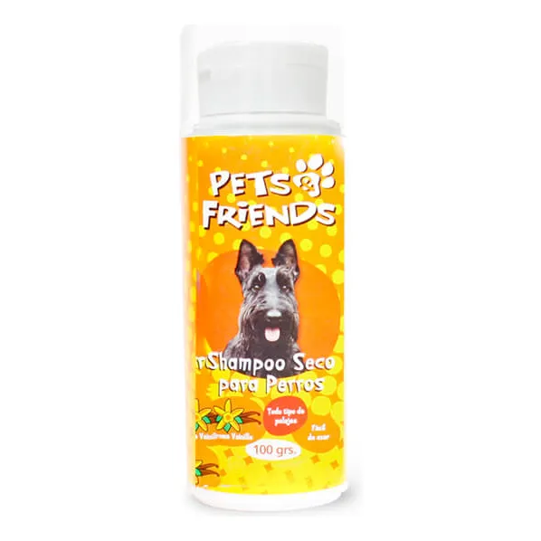 Shampoo Seco Para Perros 100grs Pets&friends Fragancia Vainilla