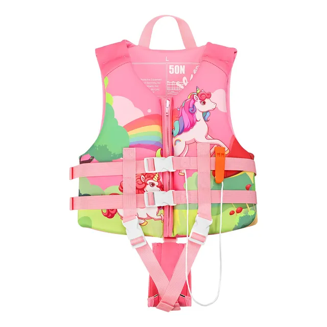 Chaleco Natacion Neopreno Para Niño Chaqueta S Flotador Niña