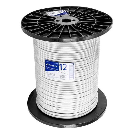 Metro De Cordón Dúplex 12 Awg, Carrete 500 M Volteck 40046
