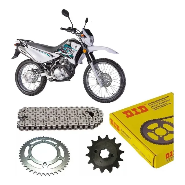 Kit Transmision Did Yamaha Xtz 125 Brasil Full Fas Motos