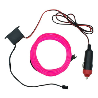 Hilo Luz Neon Led Rollo De 3 Metros Rosa Con Encendedor Hilo Luz Neon Led Rollo De 3 Metros Rosa Con Encendedor