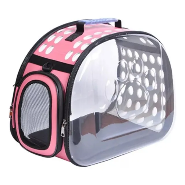Mochila Portátil Transporte Para Mascotas, Transparente Xl
