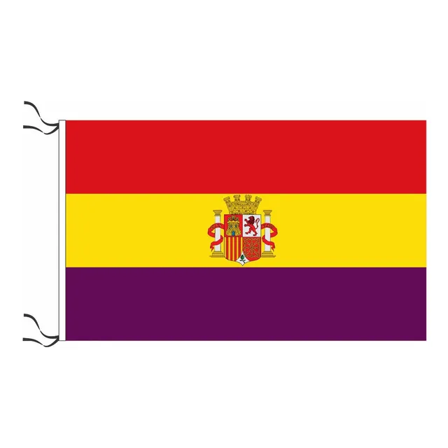 Bandera De La República Española 30 X 45cm