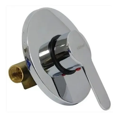 Llave Griferia Para Ducha Monomando  Acero Y Bronce Griven