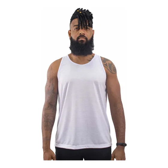 Camisa Regata Masculina Camiseta 100% Algodão Blusa Lisa
