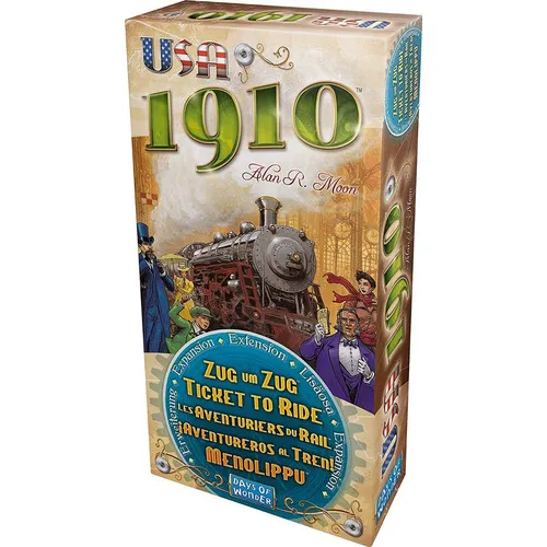 Aventureros Al Tren Usa 1910 - Juego De Mesa - Español