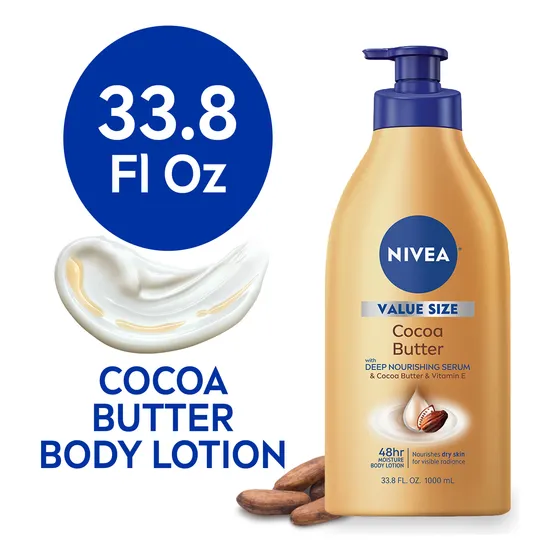 3 Botes De Crema Body Lotion  Cocoa Importada Eu 3 Pak