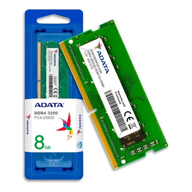 Memoria Ram Notebook Ddr4 8gb Adata So-dimm Ad4s32008g22-sgn