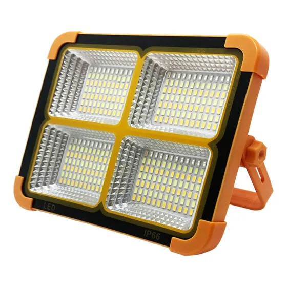 Reflector Led Lampara Solar Recargable Portatil 100w Ip66