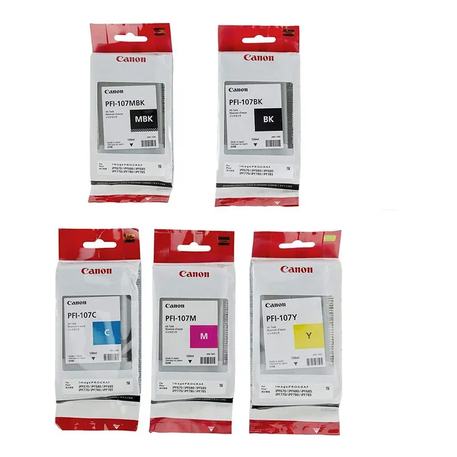 Tanque De Tinta Canon Pfi-107 130ml Para Canon