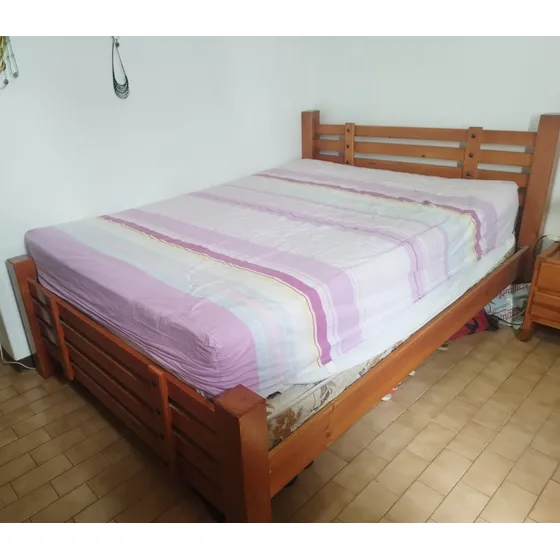 Juego De Cuarto Matrimonial Completo, Madera Caoba, Usado