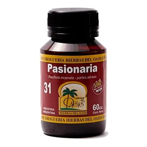 Tintura Madre Pasionaria X 60 Cc Hierbas Del Oasis