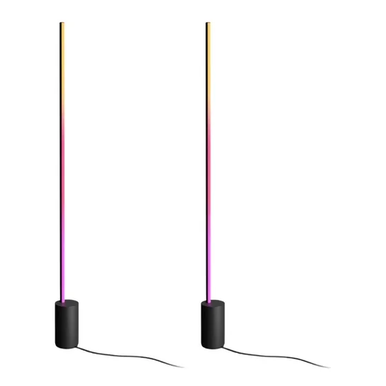 Set 2 Lámparas De Pie Philips Hue Gradient Signe Zigbee Ble