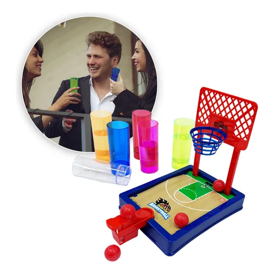 Juego De Mesa Mini Baloncesto Copas X6 Shots Bwl-0420nz