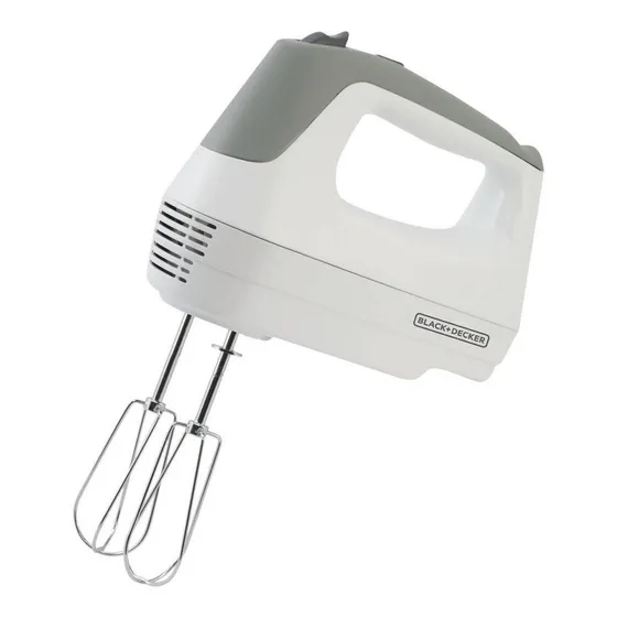 Batidora Mano Casa Restaurante Panaderia Resistente Pro Color Blanco Frecuencia 60 Hz Black+decker Mx1500 Blanco