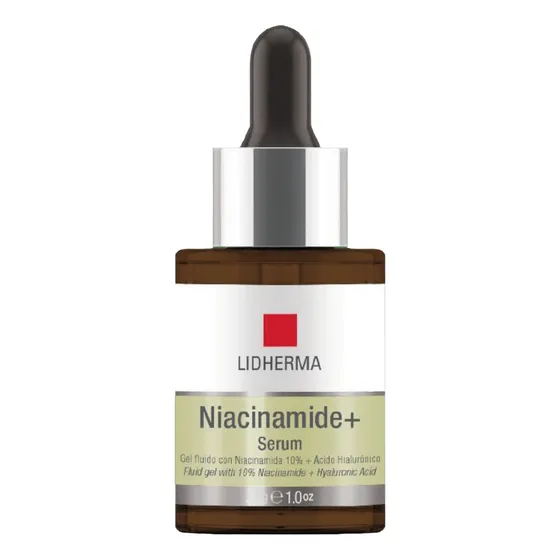 Niacinamide+ Serum Niacinamida 10% Y Hialurónico Lidherma Momento de aplicación Día/Noche Tipo de piel Todo tipo de piel