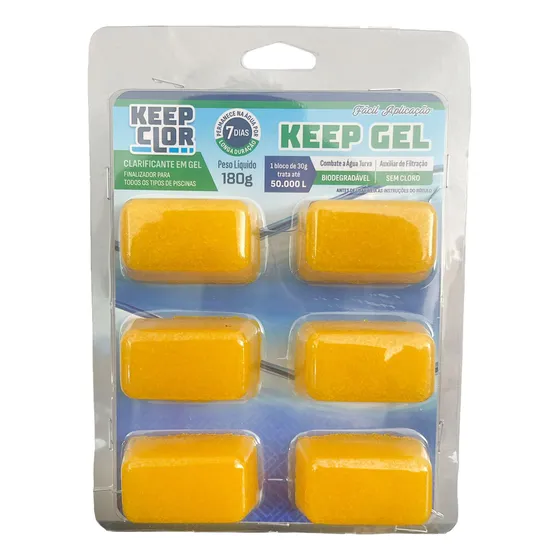 Clarificante Finalizador Keepclor Pastilha Em Gel 180g
