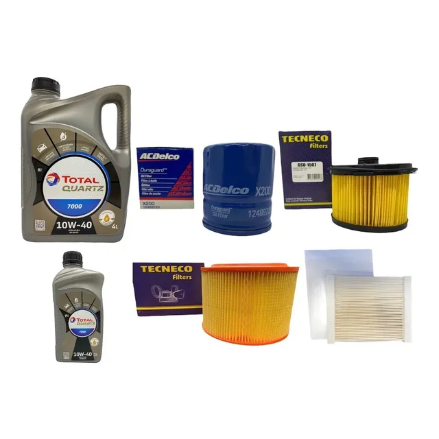 Kit 4 Filtros Y 5l Aceite Berlingo Partner 1.9 Diesel 00a08