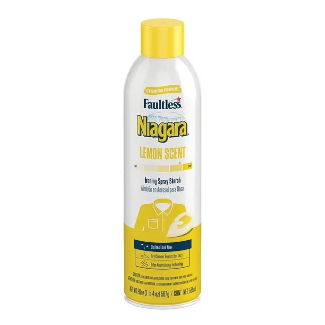 Almidón En Aerosol Faultless Niagara Limón 20oz 1pz