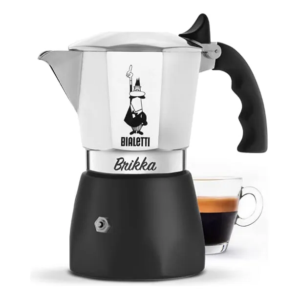 Cafetera Bialetti New Brikka Moka Pote 2/4 Tazas Crema-ric