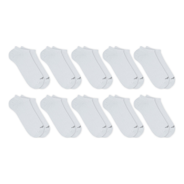 Kit Meia Invisível Mash 10 Pares Algodão Sem Cano Esportiva Kit Meia Invisível Mash 10 Pares Algodão Sem Cano Esportiva