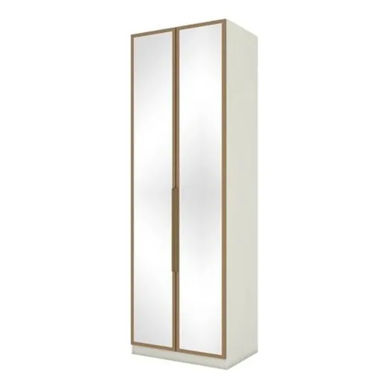 Modulado De Quarto Guarda Roupa Seletto Mc09 2ptas Esp Areia