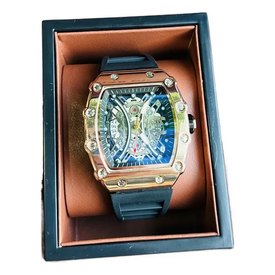 Reloj Richard New Tonneau Para Hombre Completamente Automáti