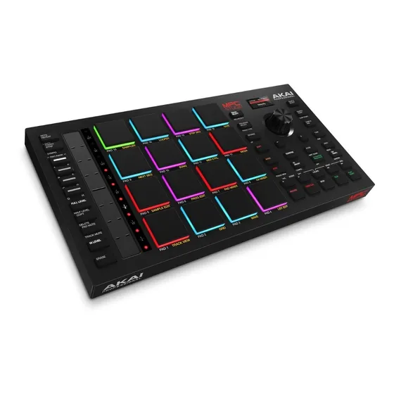 Controlador USB Midi Akai Mpc Studio Produção Musical Cor Preto