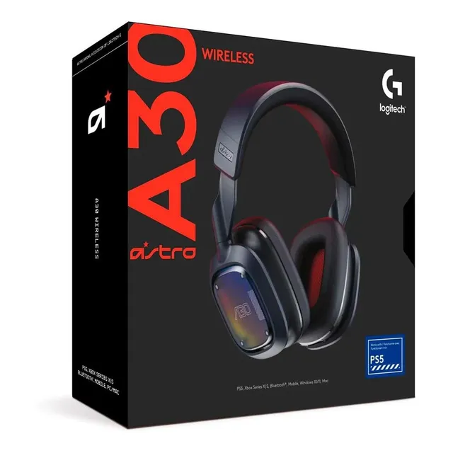 Audifono Gamer Astro A30 Wireless For Ps5/pc/mac/xbox Blue Color Azul marino