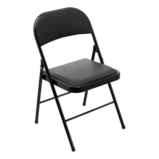 Silla Plegable Fold M01 Casa Jardín Eventos Color Negro