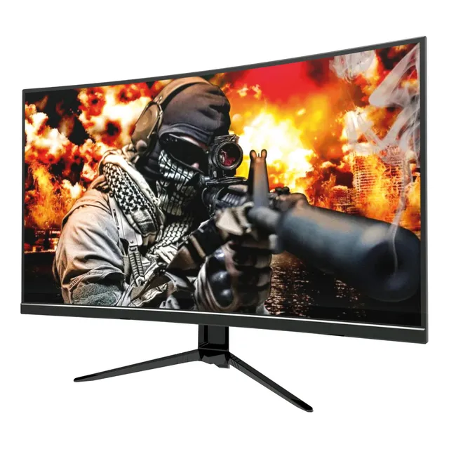 Monitor Gamer Curvo De 27 Pulgadas Fhd 180hz C/luz Kanji Serie Z Kj-mngmx27c