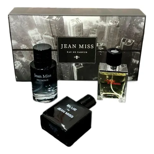 Kit 3 Perfumes Caballero Jean Miss