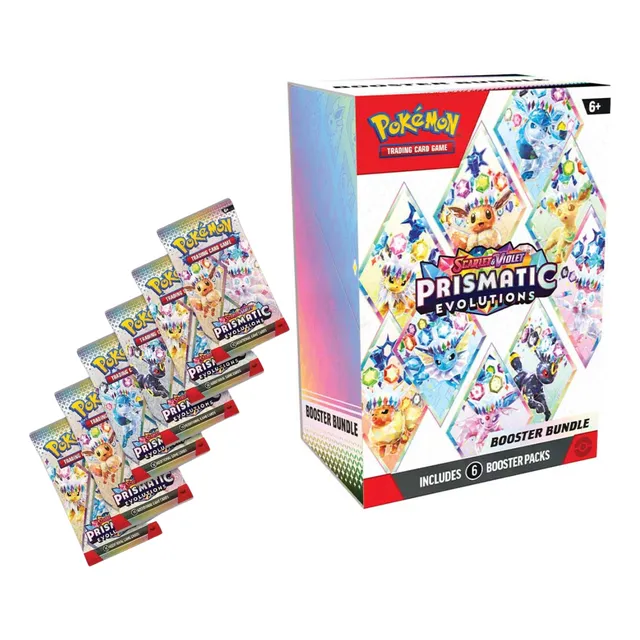 Pokémon Scarlet & Violet Prismatic Evolutions Booster Bundle