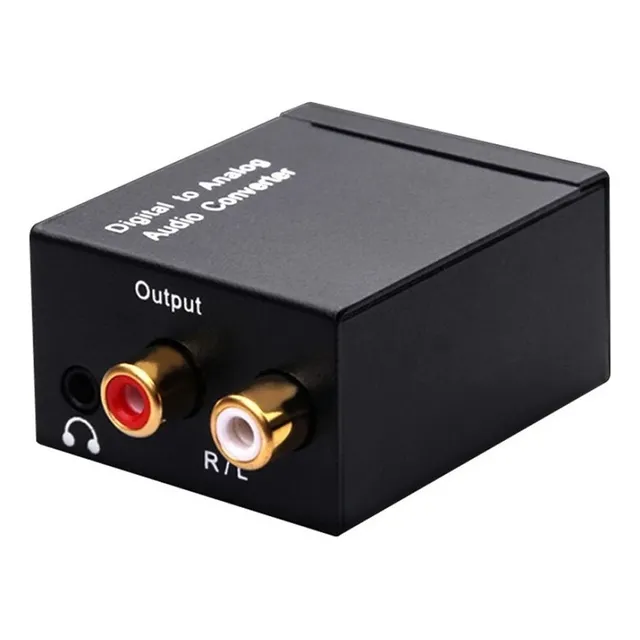 Convertidor Audio Digital Optico A 2 Rca Analogico Generico